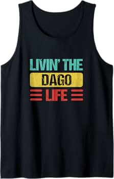 Amazon.com: Dago Name Tank Top : Clothing, Shoes & Jewelry